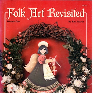 Folk Art Revisited Volume One Rita Martin Acrylic Decorative Painting Patterns Craft Book