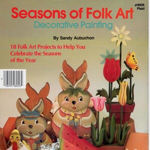 Plaid Seasons of Folk Art Decorative Painting Craft Book