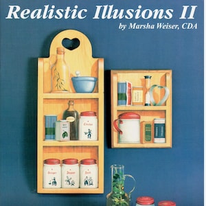 Realistic Illusions II Vol 2 Marsha Weiser Decorative Painting Patterns Craft Book