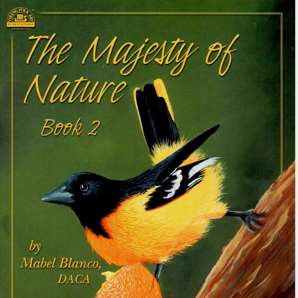 La Majesté de la Nature Livre 2 Mabel Blanco Acrylique Peinture Décorative Motifs