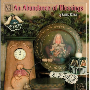 An Abundance of Blessings Katrina Roncin Acrylic Decorative Painting Patterns Craft Book