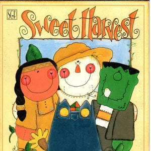 Sweet Harvest Decorative Painting Thanksgiving Halloween Fall Patterns Craft Book Tina-Marie Ledbetter