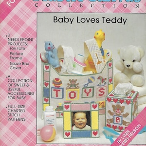 Plaid&#39;s Plastic Canvas Collection: Baby Loves Teddy Pattern Booklet