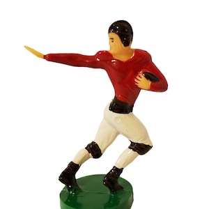 Miniatur-Kunststoff-Sportspieler für Puppenhaus oder Cake Topper, Auswahl an Fußball, Basketball, Bowling oder Baseball