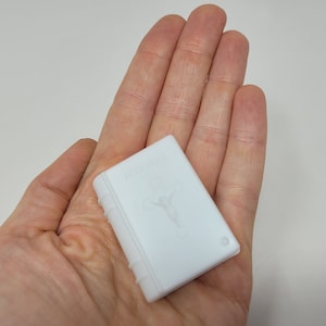 Lot of 12 Miniature White Plastic Christian Holy Bible Hinged Trinket Boxes