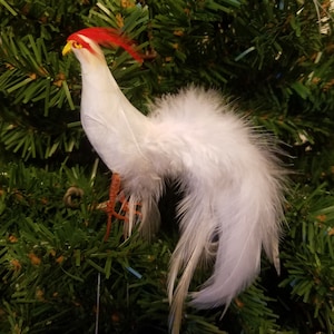 Pack of 4  Artificial Phoenix Birds for Floral Crafts
