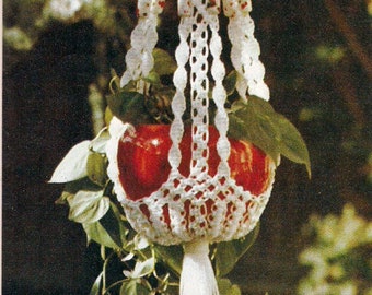 PDF ONLY - Macrame Portraits Book 3 -Plant Hanger & Hanging Table Downloadable Patterns