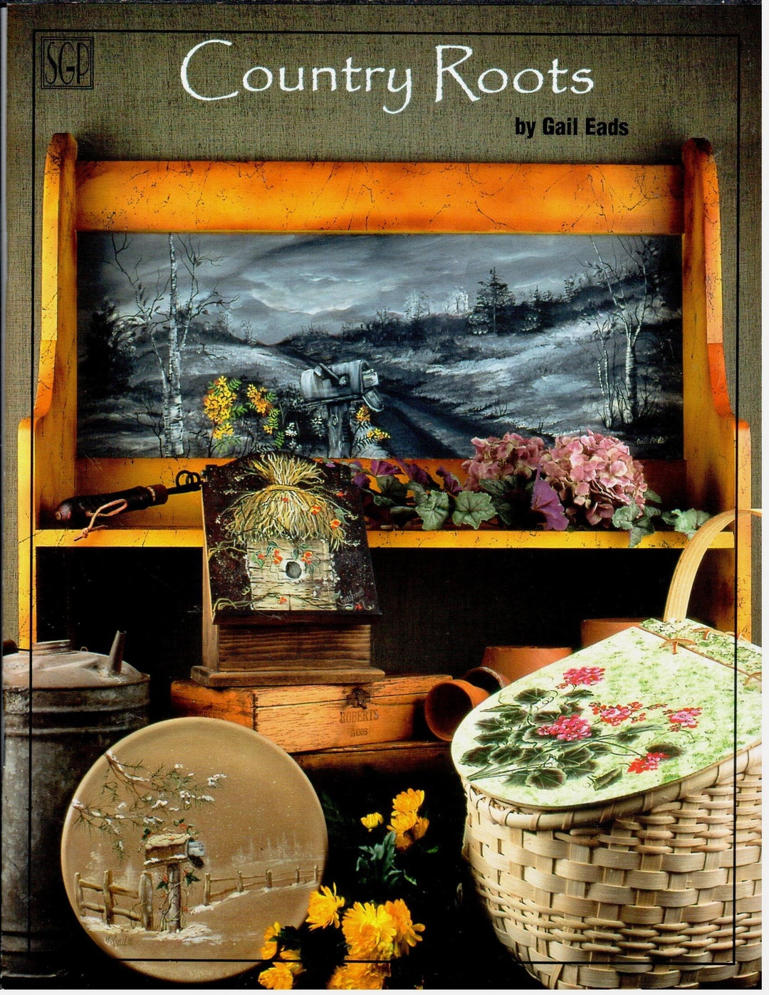 Country Roots Gail Eads Acrylic Decorative Painting Folk Art Patterns ...