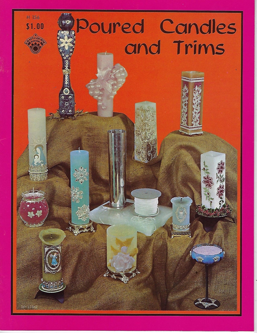 Poured Candles and Trims Vintage Candle Making Book How to Etsy