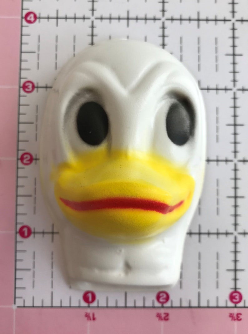 Pack of 6 Vintage Duck Celluloid Plastic Craft Animal Doll Making Faces Masks