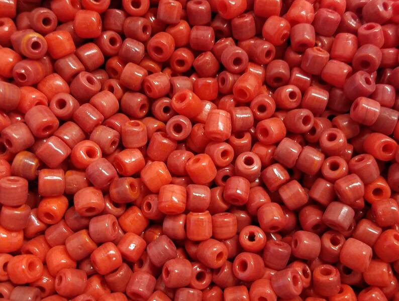Pack of 500 Vintage 5mm Glass Tube Beads From India for Etsy