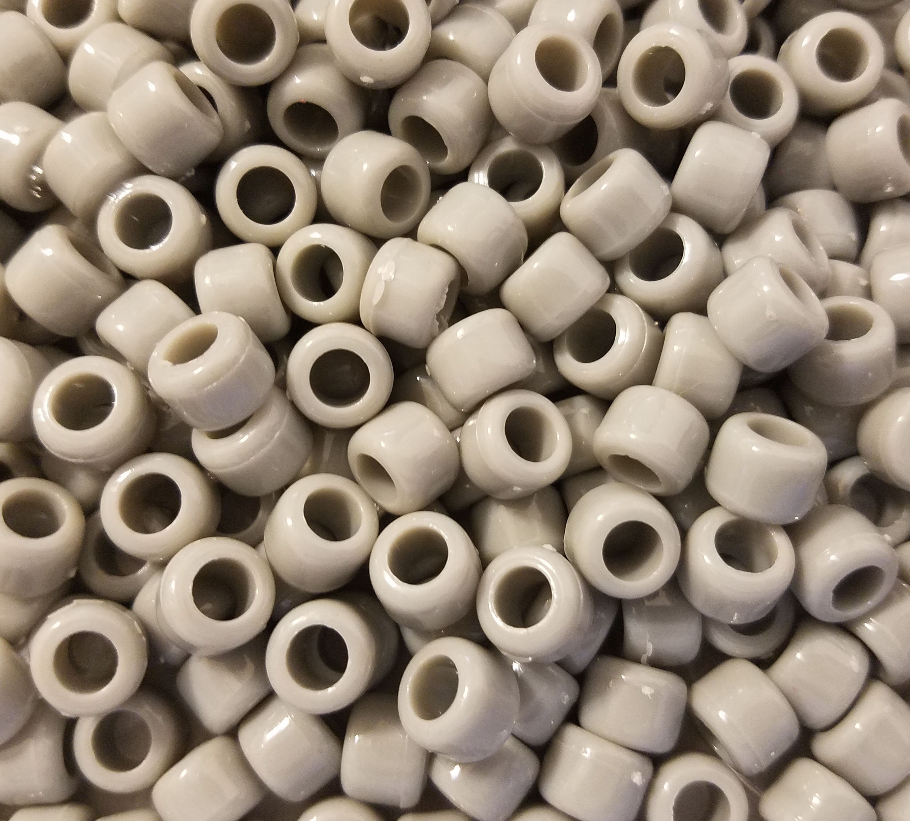 1000 pcs Plastic Pony Beads Large 7.5mm x 10mm for Jewelry Etsy