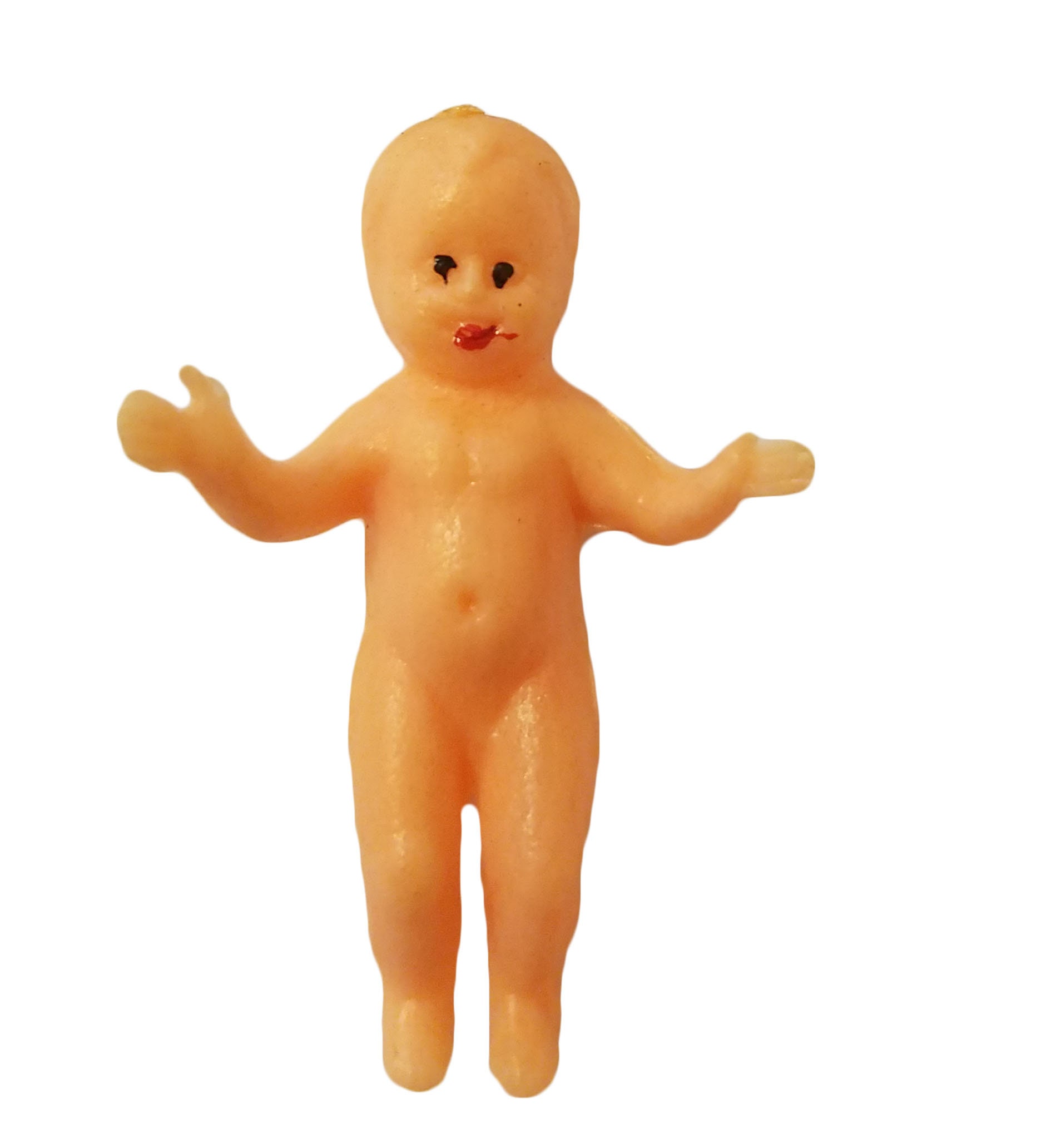 Enorme Lotto Vintage Casa Delle Bambole Miniatura 3.2cm Rosa Floccato