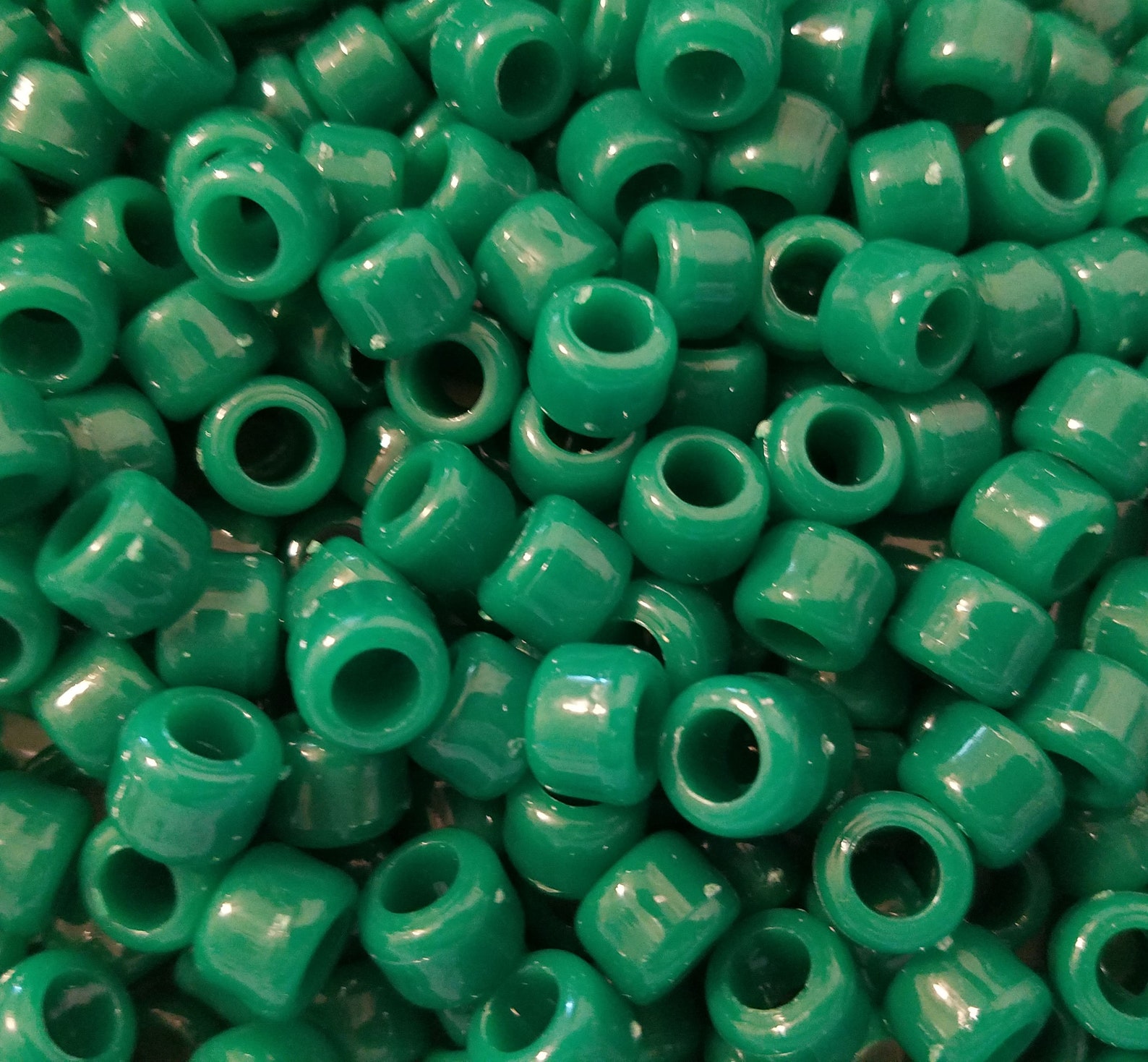 1000 pcs Plastic Pony Beads Large 7.5mm x 10mm for Jewelry Etsy
