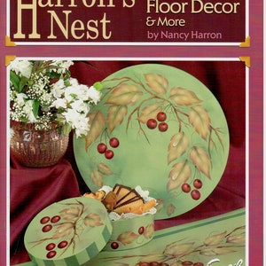 Harron&#39;s Nest Floor Decor & More Nancy Harron Decorative Painting Patterns Craft Book