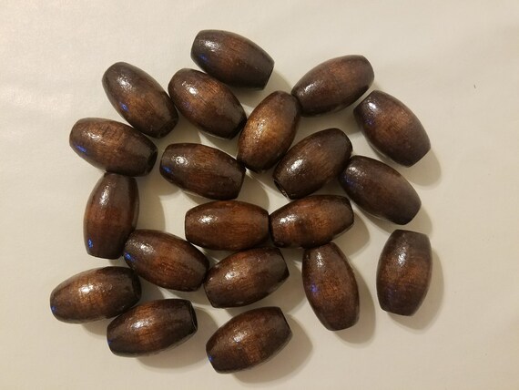 Lot 36 Vtg Maple Wood Oval Oblong Macrame Plant Hanger Craft Beads 30mm x 20mm Lot 36 Vtg Maple Wood Oval Oblong Macrame Plant Hanger Craft Beads 30mm x 20mm
