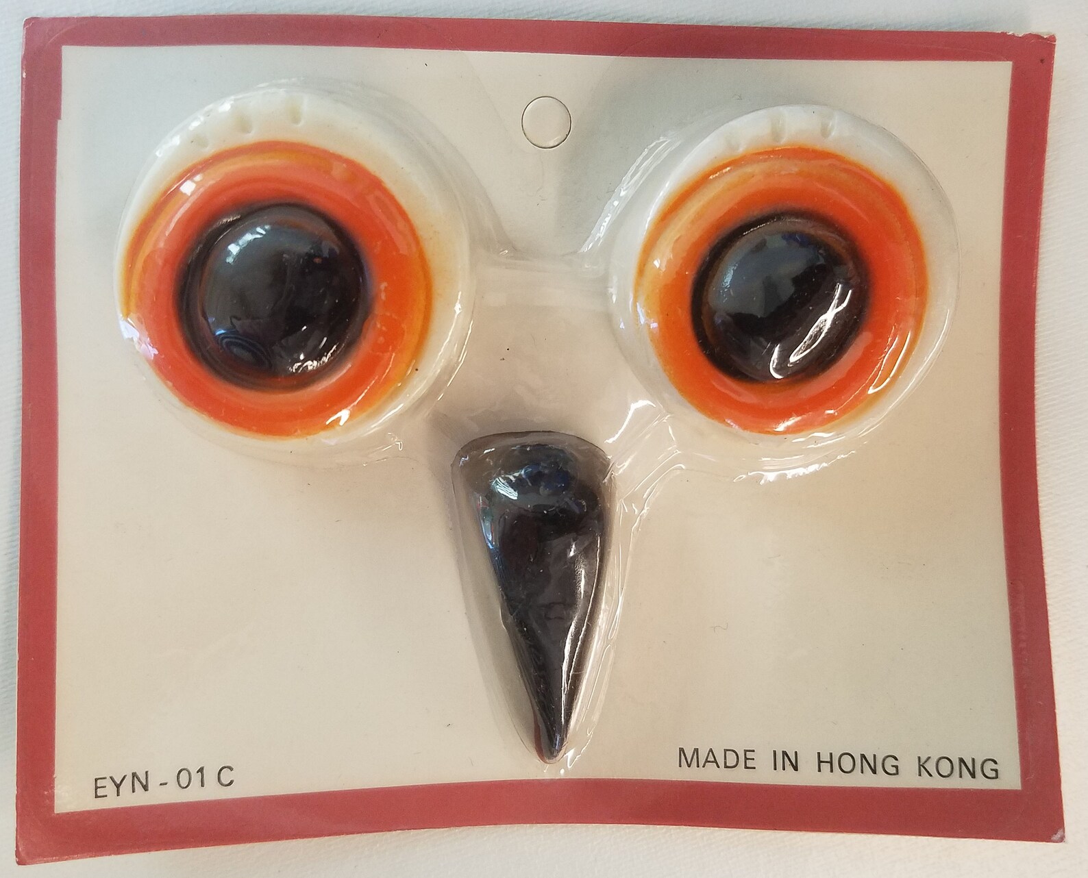 Vintage Plastic Owl Eyes & Beak Beads for Macrame Craft Owl Etsy