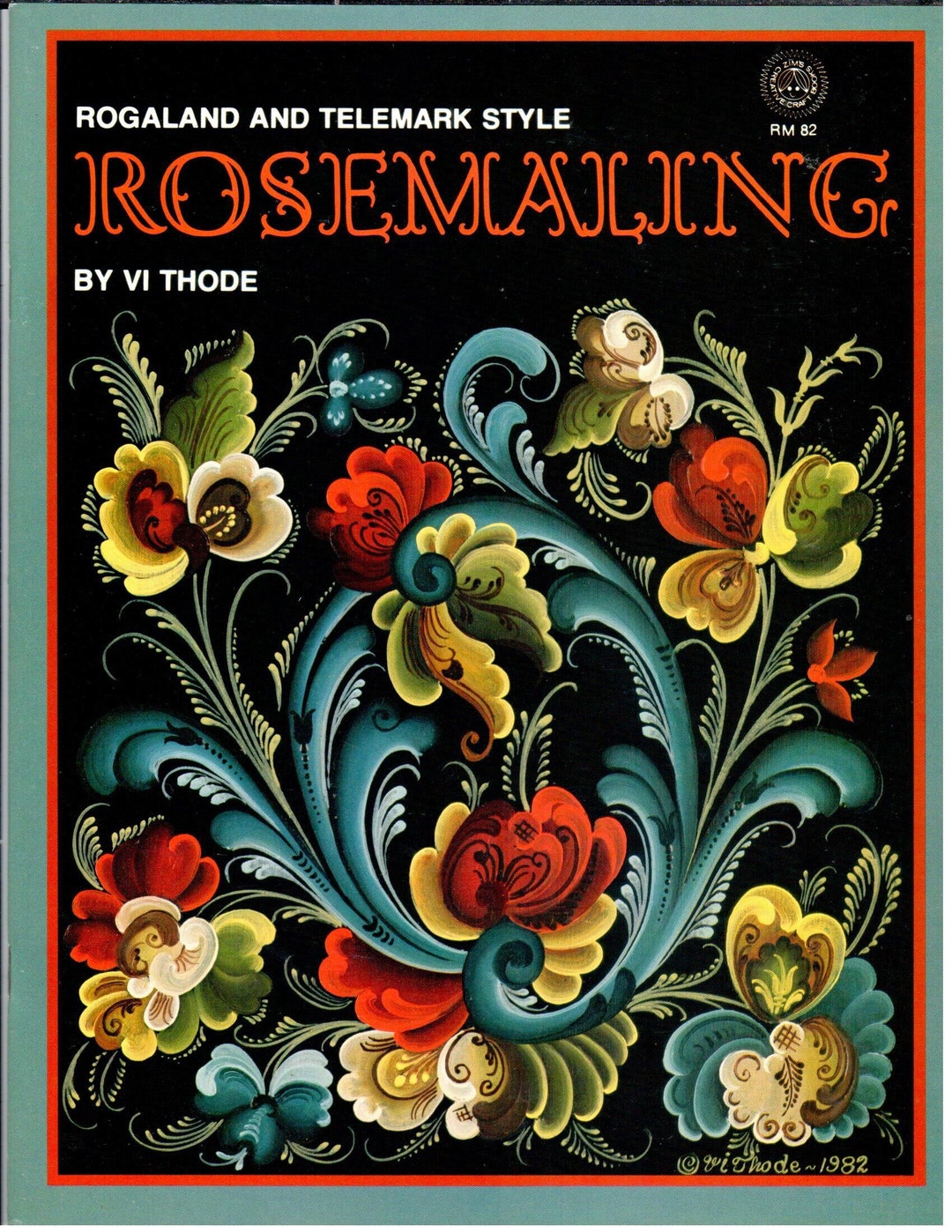 Rosemaling Rogaland and Telemark Style Vi Thode Decorative Etsy