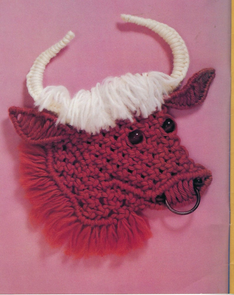 Macramé Wall Hangings 1970s Macrame Pattern Art Book 70s