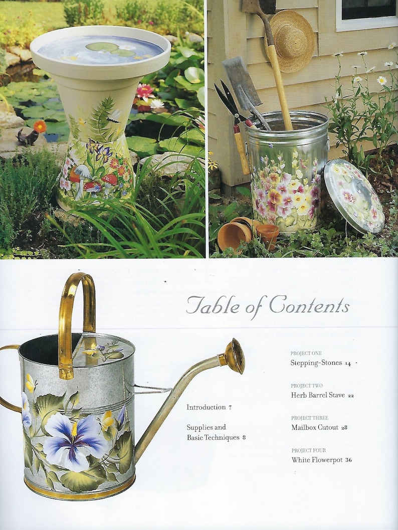 Painting Garden Decor with Donna Dewberry Decorative Painting Patterns Craft Book image 2