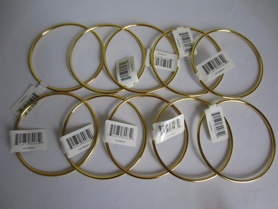 Lot of 10 Gold Metal Brass Macrame Craft Dreamcatcher Rings 10" Inch Diameter Lot of 10 Gold Metal Brass Macrame Craft Dreamcatcher Rings 10" Inch Diameter