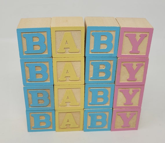 Vintage Wooden Alphabet Blocks Printed Backdrop - 7266 – Backdrop