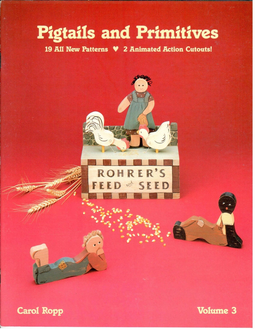 Pigtails and Primitives Volume 3 Carol Ropp Acrylic Decorative Painting ...