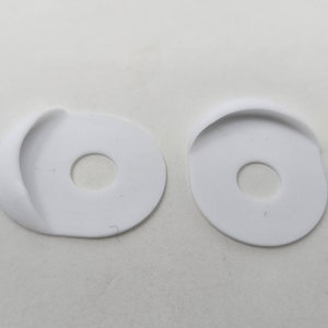 Zim&#39;s Vintage Eye Bases Plastic Eye Backs Soft Washers Safety Eyes for Craft Doll, Stuffed Animal, Amigurumi Toy, or Puppet Making