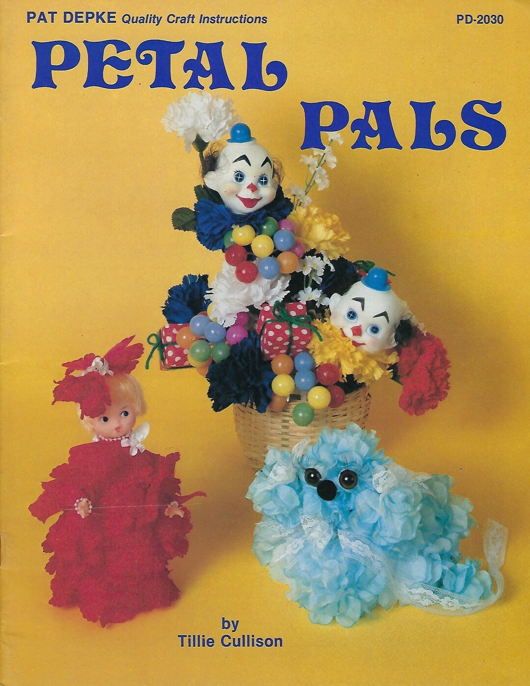 Petals Pals Doll Crafting Projects Using Artificial Flowers Etsy