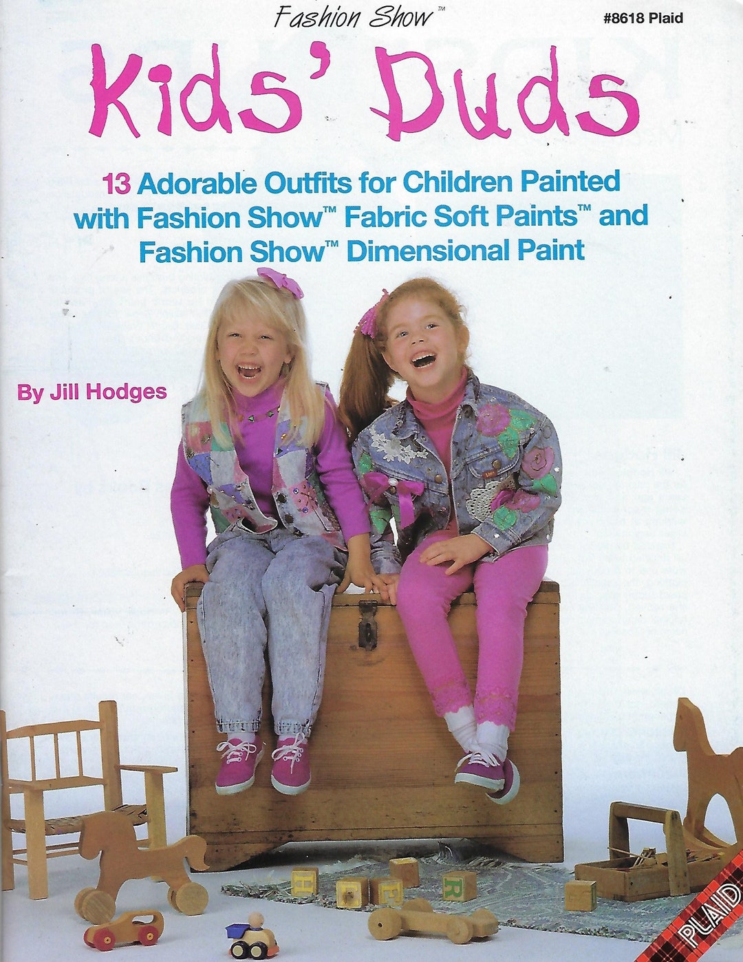 Fashion Show Kids' Duds Outfits Clothing VTG 90's Fabric Painting