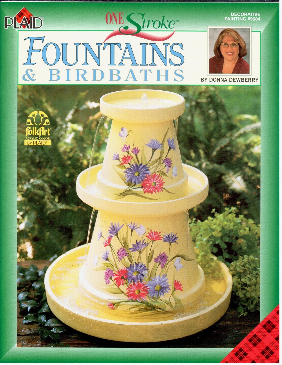 Fountains & Birdbaths Donna Dewberry Folk Art One Stroke Etsy