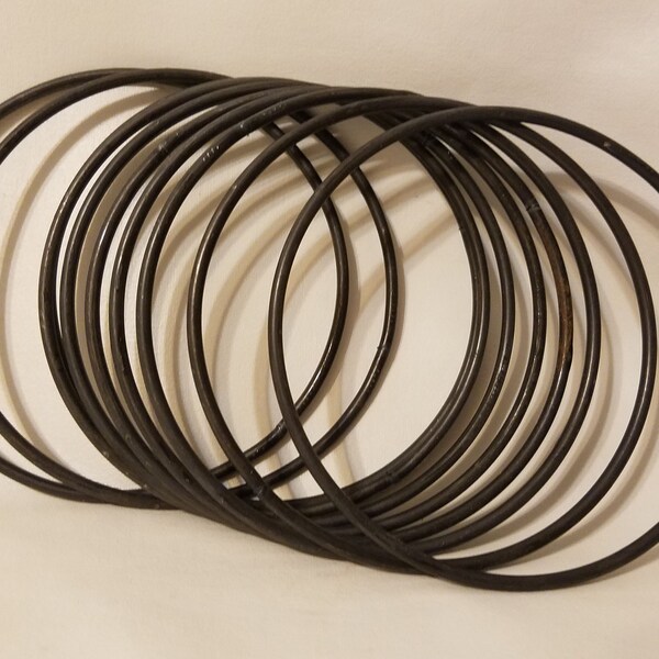 Lot of 10 Steel Metal Macrame Craft Dreamcatcher Round Rings Hoops Frames 5" Inch Diameter