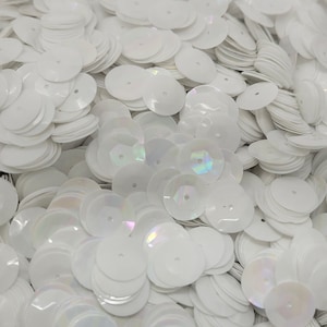 1,000 pcs Bulk Large 10mm Round Cup Loose Sequins for Sewing Crafts