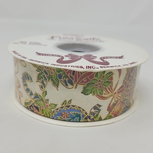 Berwick Flora-Satin Pysanky Eggs Easter Floral Craft Ribbon 1-7/16&quot; x 50 YDS