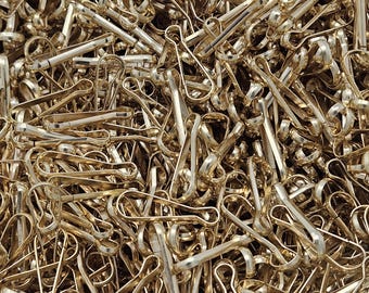 100 pcs Gold Brass Plated Steel Lanyard Hooks Clasps Craft Hardware Blanks Findings