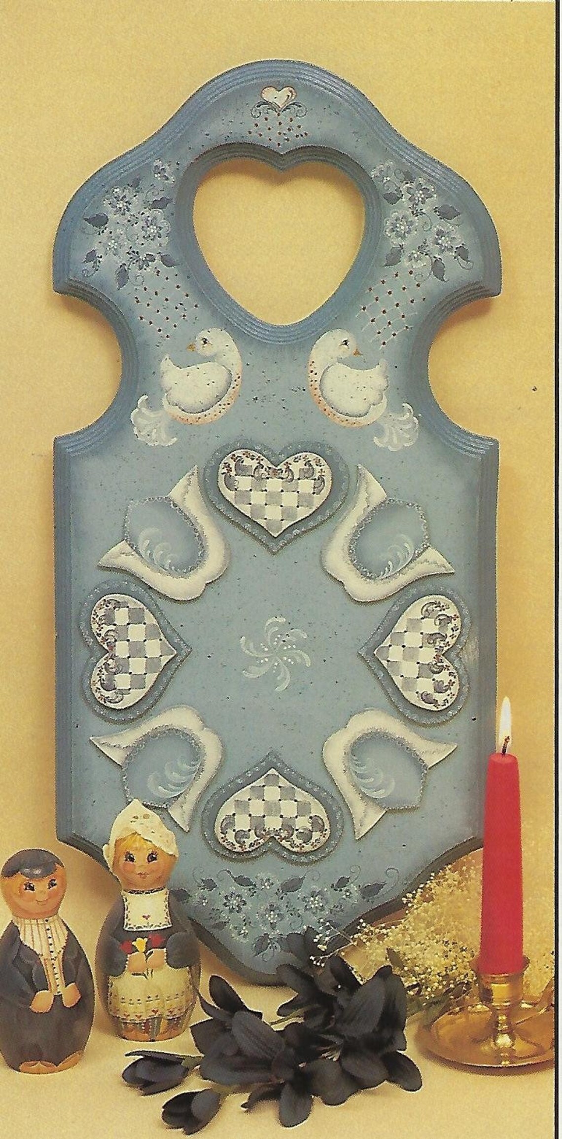 Quick and Easy Folk Art Country Decor Vintage Painting Craft Etsy