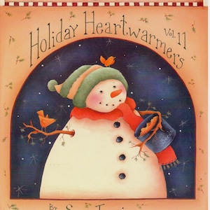 Holiday Heartwarmers Vol. 11 Sue Jernigan Acrylic Decorative Painting Patterns Craft Book
