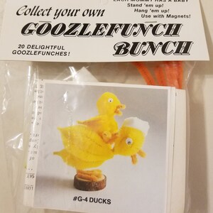 Goozlefunch Bunch Ducks Kids&#39; Pom Pom Craft Project Kit de Merri Mac Enterprises Vintage