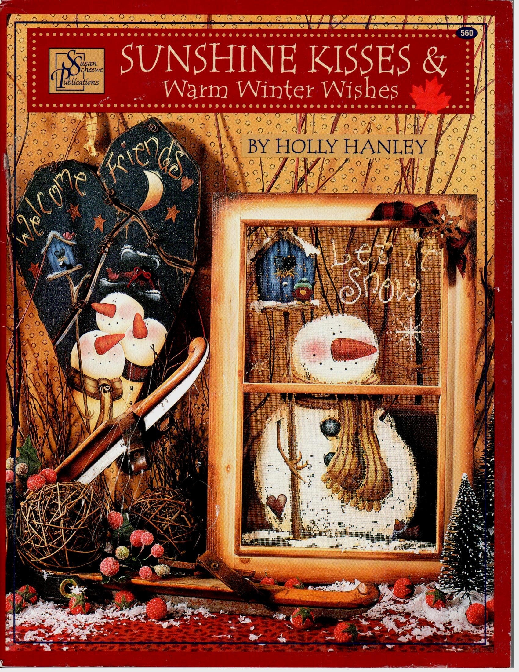 トールペイント作品　 Winter Wishes Sunshine Kisses and Warm Winter Wishes Vol 1 Holly Hanley