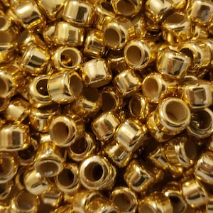 1,000 pcs Plastic Pony Beads Large 7.5mm x 10mm for Jewelry Crafts