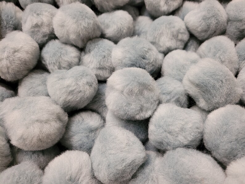 25 Pcs Large 2 Inch Craft Pom Poms Acrylic Aldastar