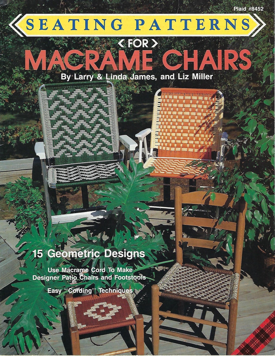 PDF ONLY Seating Patterns for Macrame Chairs Lawn Chair Weaving ...