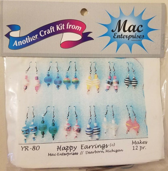 Kit Perles Et Fils Vintage MAC Enterprises - Pour Fabriquer 12 Anges De Noël