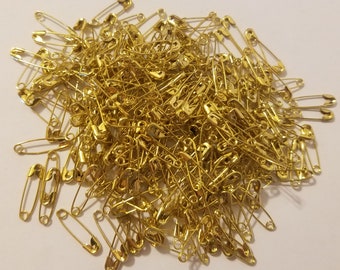 真鍮またはニッケルメッキ鋼 19 mm 3/4" 安全ピン サイズ No. 00 キルティング、クラフト用仮止めピン 200 個