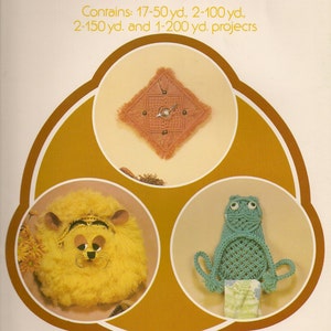 Vintage Macrame Mischief - Craft Book with patterns and instructions