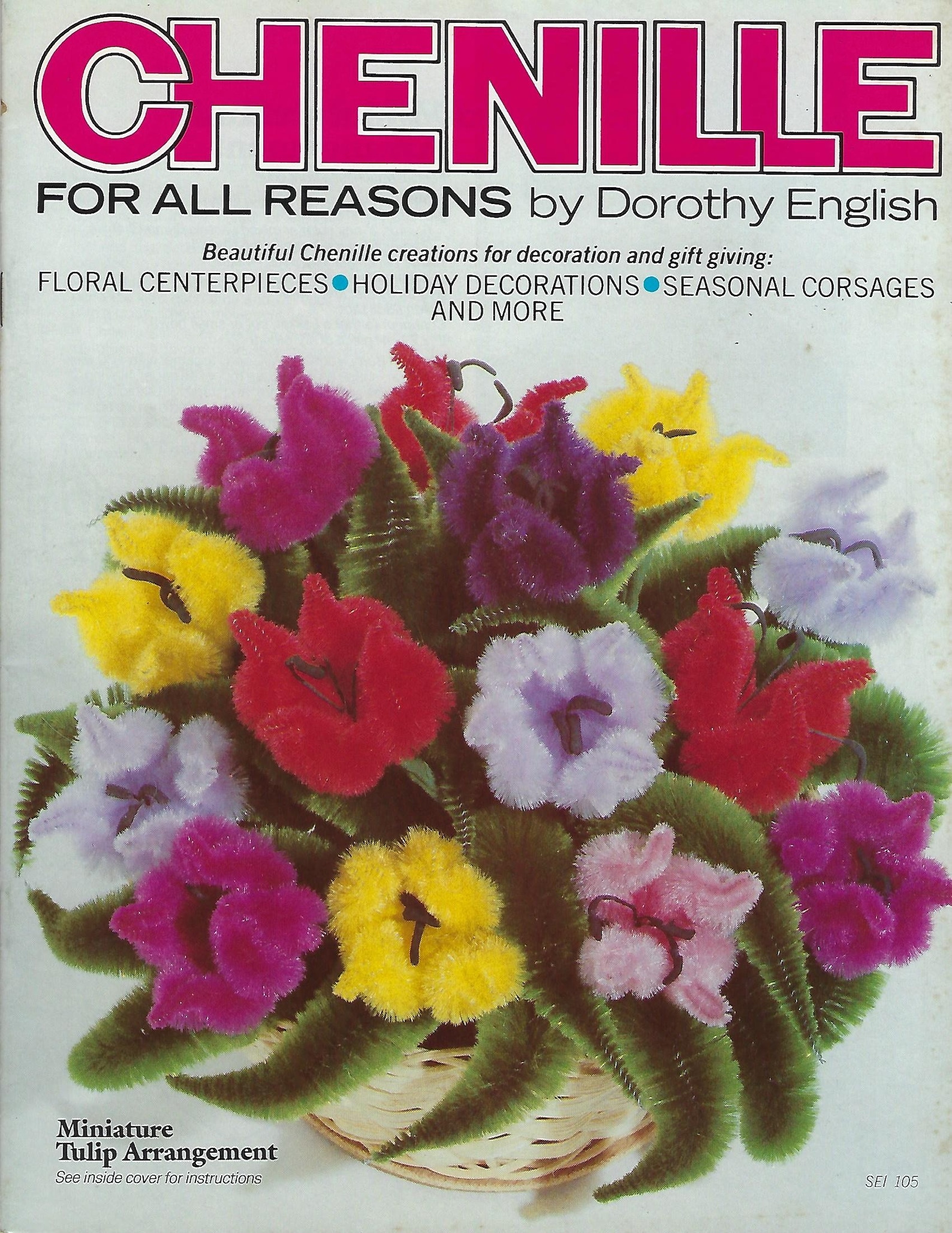 Chenille for All Reasons Floral Centerpieces Flower Etsy