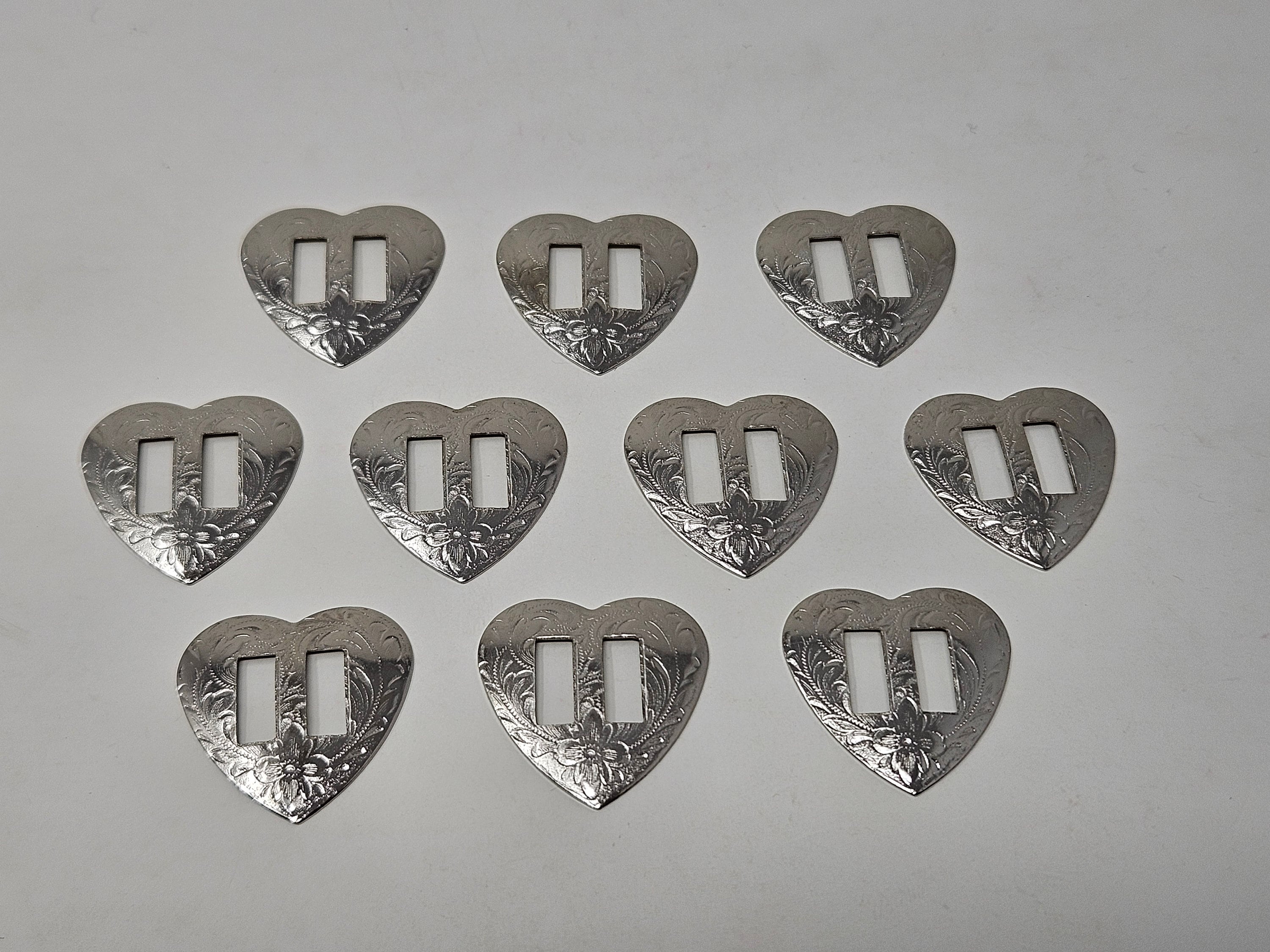 Concho Belt Silver Heart - Etsy display picture 3