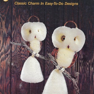 Macrame Showcase Owl & Santa Claus Patterns and Instructions Book MM291