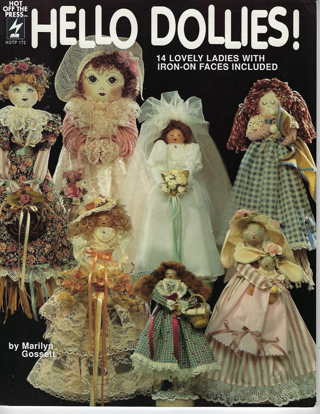 Hello Dollies Sewing Patterns Vintage 1990's Soft Sculpture Doll Making