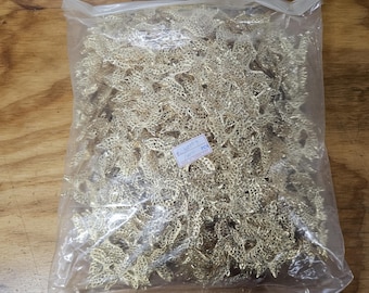 Wholesale Lot 1,000 pcs Gold Metal Filigree Hollow Butterfly Charms Angel Wings Jewelry Findings Large 40mm 1-5/8"